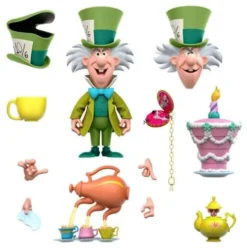 Alicia en el país de las maravillas Figura Disney Ultimates The Tea Time Mad Hatter 18 cm