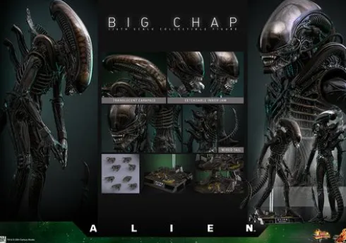 Alien 1979 Figura Movie Masterpiece 1/6 Alien Big Chap