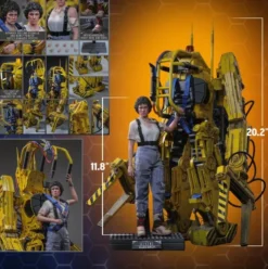 Alien Movie Masterpiece Set de Figuras 1/6 Ellen Ripley y Power Loader 52 cm