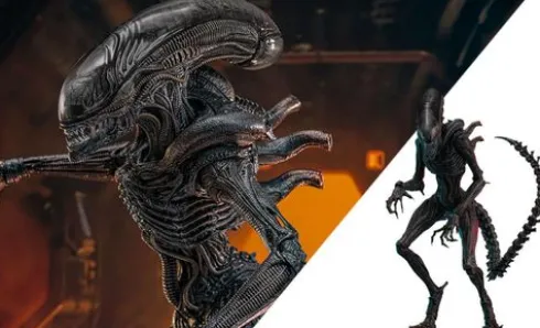 Alien Romulus Figura 1/6 Movie Masterpiece Scorched Xenomorph