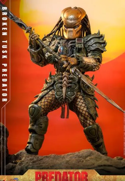 Alien vs Predator Figura 1/6 Broken Tusk Predator