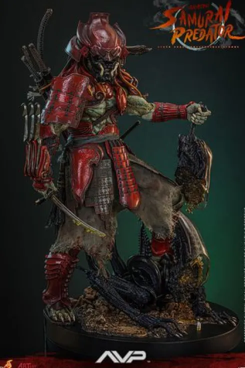 Alien vs Predator Figura Movie Masterpiece 1/6 Akaoni Samurai Predator