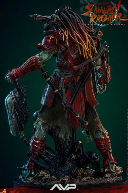 Alien vs Predator Figura Movie Masterpiece 1/6 Akaoni Samurai Predator