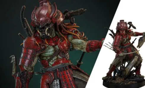 Alien vs Predator Figura Movie Masterpiece 1/6 Akaoni Samurai Predator