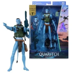 Avatar: Fire and Ash Figura Quaritch (Ash Recom) (Gold Label) 18 cm