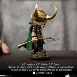 Avengers Infinity Saga Minifigura Mini Co. PVC Loki 15 cm