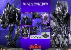 Avengers: Mech Strike Figura Artist Collection Diecast Black Panther 35 cm