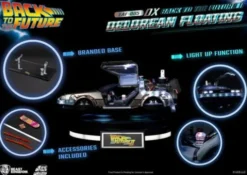 Back to the Future Estatua Egg Attack Floating Back to the Future II DeLorean Deluxe Version Exclusive 20 cm