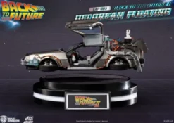 Back to the Future Estatua Egg Attack Floating Back to the Future II DeLorean Deluxe Version Exclusive 20 cm