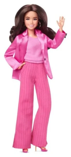 Barbie The Movie Muñeca Gloria Wearing Pink Power Pantsuit