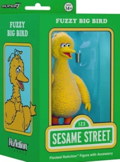 Barrio Sésamo ReAction Figura Big Bird (Flocked)
