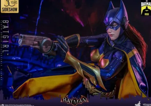 Batman Arkham Knight Figura Videogame Masterpiece 1/6 Batgirl (Purple and Gold Version) Exclusive 30 cm