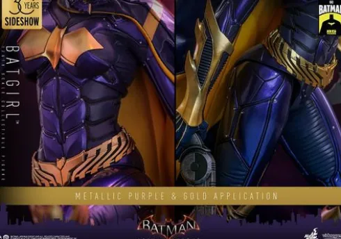 Batman Arkham Knight Figura Videogame Masterpiece 1/6 Batgirl (Purple and Gold Version) Exclusive 30 cm