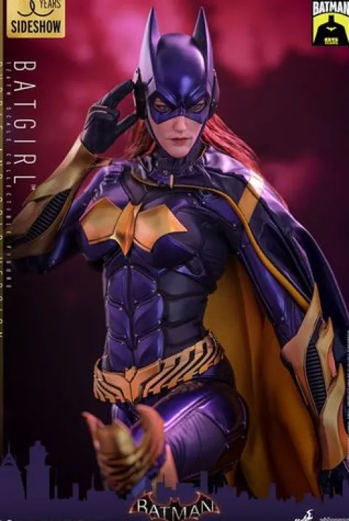 Batman Arkham Knight Figura Videogame Masterpiece 1/6 Batgirl (Purple and Gold Version) Exclusive 30 cm