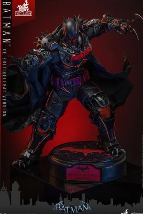 Batman Arkham Origins Figura Videogame Masterpiece 1/6 XE Suit Hellbat Version Hot Toys Exclusive 33 cm