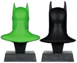 Batman DC Direct Mini Réplica 1/3 Pack de 2 Máscaras de Batman Hush & Knightfall (Jokerized) (Gold Label) 18 cm