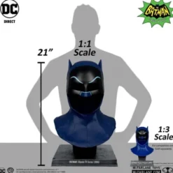 Batman 1966 DC Direct Réplica 1/1 Máscara de Batman 53 cm