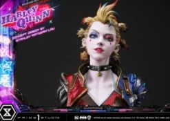 Batman Estatua Ultimate Premium Masterline Series Cyberpunk Harley Quinn 60 cm