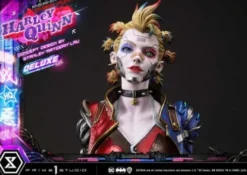 Batman Estatua Ultimate Premium Masterline Series Cyberpunk Harley Quinn Deluxe Bonus Version 60 cm