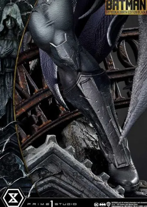 Batman Estatua Ultimate Premium Masterline Series 1/4 Batman Rebirth Edition Black Deluxe Bonus Version 71 cm