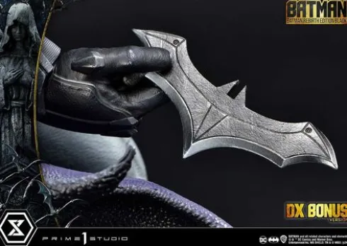 Batman Estatua Ultimate Premium Masterline Series 1/4 Batman Rebirth Edition Black Deluxe Bonus Version 71 cm