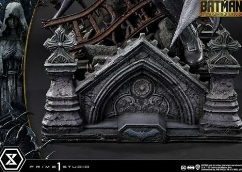 Batman Estatua Ultimate Premium Masterline Series 1/4 Batman Rebirth Edition Black Deluxe Bonus Version 71 cm