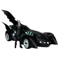 Batman Forever DC Multiverse Figura con Vehículo Alfred Pennyworth & Batmobile (Gold Label) 79 cm