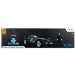 Batman Forever DC Multiverse Figura con Vehículo Alfred Pennyworth & Batmobile (Gold Label) 79 cm