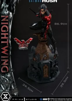 Batman Hush Estatua Nightwing Red Version 87 cm
