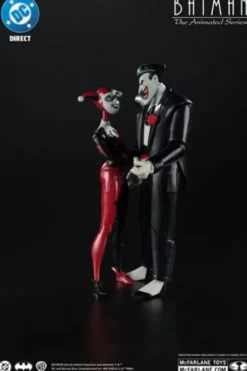 Batman: la serie animada DC Direct Figuras Harley Quinn & The Joker (Mad Love) (Gold Label) 18 cm