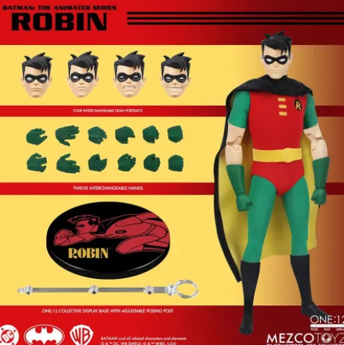 Batman: la serie animada One:12 Collective Figura 1/12 Robin 17 cm
