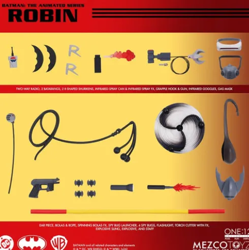 Batman: la serie animada One:12 Collective Figura 1/12 Robin 17 cm