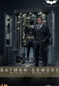 Batman The Dark Knight Figura Movie Masterpiece 1/6 Batman Armory with Bruce Wayne 2.0