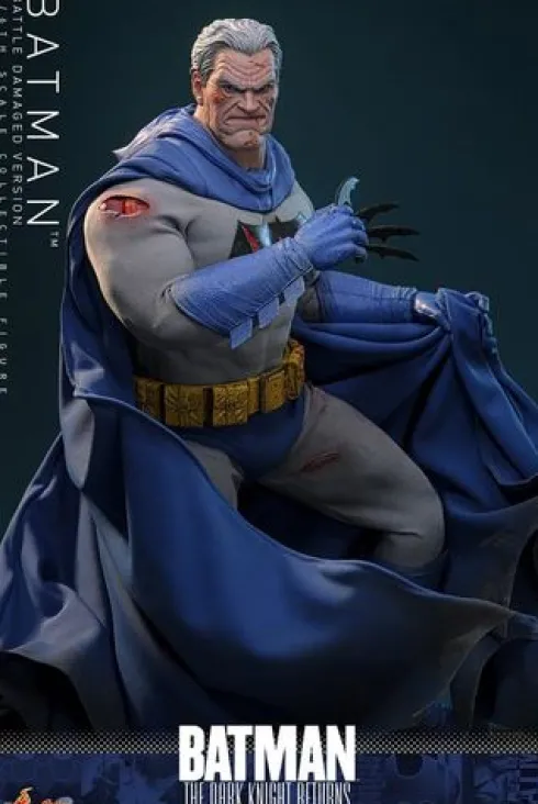 Batman: The Dark Knight Returns Figura Comic Masterpiece 1/6 Batman (Battle Damaged Version) 32 cm