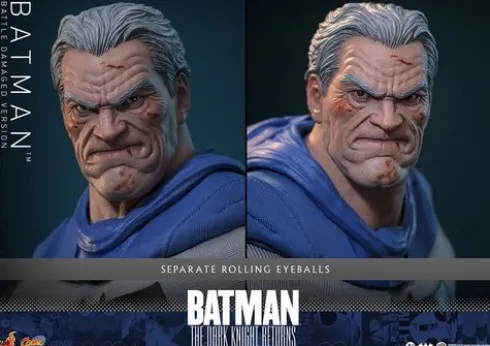 Batman: The Dark Knight Returns Figura Comic Masterpiece 1/6 Batman (Battle Damaged Version) 32 cm