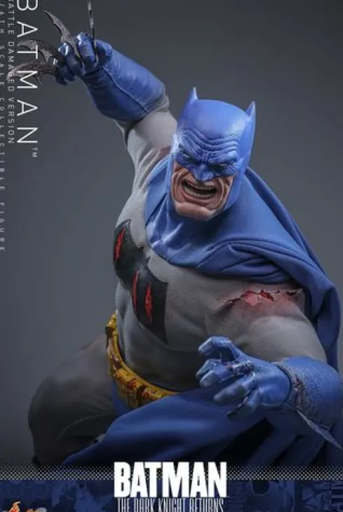 Batman: The Dark Knight Returns Figura Comic Masterpiece 1/6 Batman (Battle Damaged Version) 32 cm