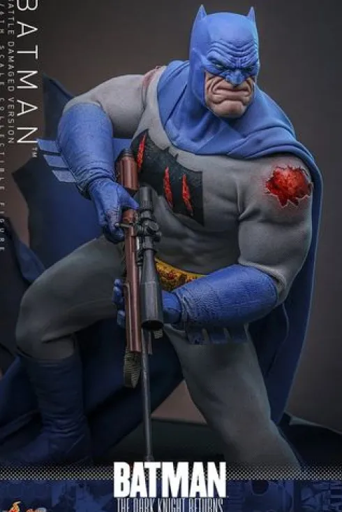 Batman: The Dark Knight Returns Figura Comic Masterpiece 1/6 Batman (Battle Damaged Version) 32 cm