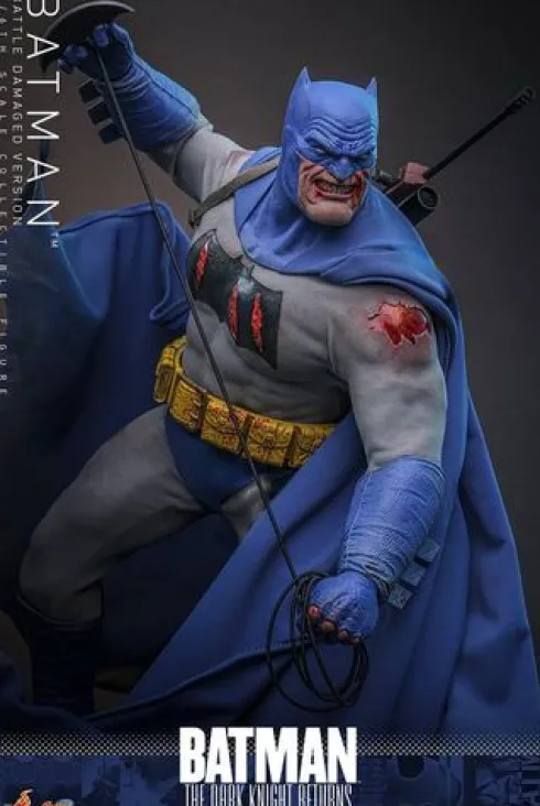 Batman: The Dark Knight Returns Figura Comic Masterpiece 1/6 Batman (Battle Damaged Version) 32 cm
