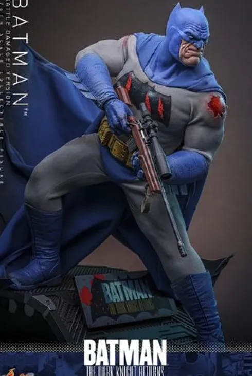 Batman: The Dark Knight Returns Figura Comic Masterpiece 1/6 Batman (Battle Damaged Version) 32 cm