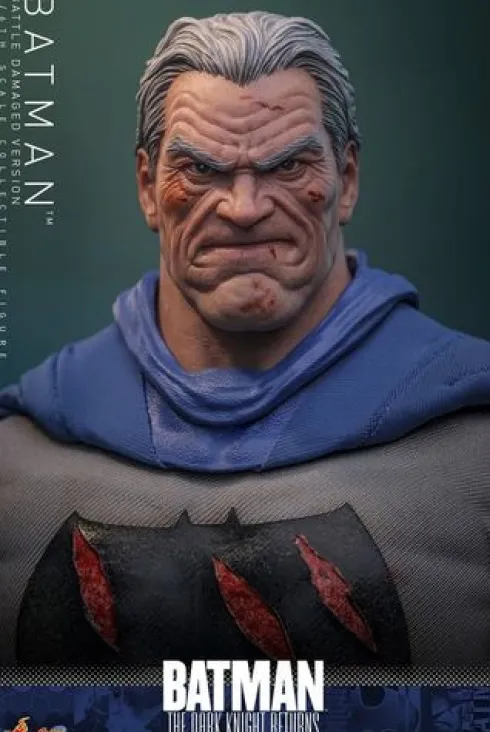 Batman: The Dark Knight Returns Figura Comic Masterpiece 1/6 Batman (Battle Damaged Version) 32 cm