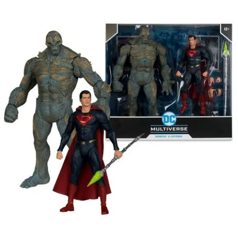Batman vs Superman: El amanecer de la justicia DC Multiverse Pack de 2 Figuras Mega Doomsday & Superman