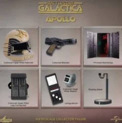 Battlestar Galactica Figura 1/6 Captain Apollo 15 cm