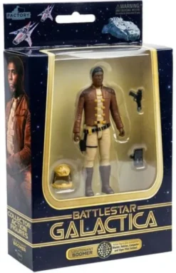 Battlestar Galactica Figura con Vehículo Colonial Viper Mk & Lieutenant Boomer