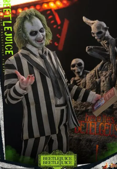 Beetlejuice Bitelchus Figura Movie Masterpiece 1/6 Beetlejuice