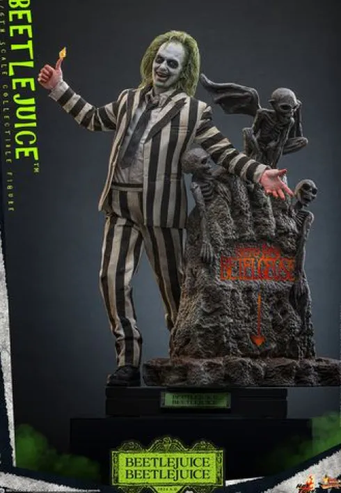 Beetlejuice Bitelchus Figura Movie Masterpiece 1/6 Beetlejuice