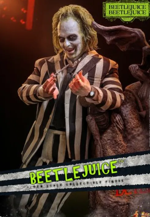 Beetlejuice Bitelchus Figura Movie Masterpiece 1/6 Beetlejuice