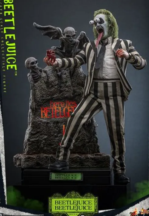 Beetlejuice Bitelchus Figura Movie Masterpiece 1/6 Beetlejuice