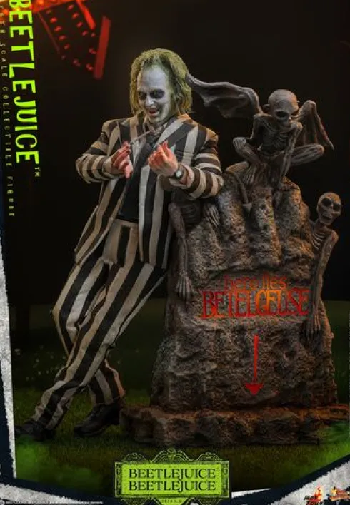 Beetlejuice Bitelchus Figura Movie Masterpiece 1/6 Beetlejuice