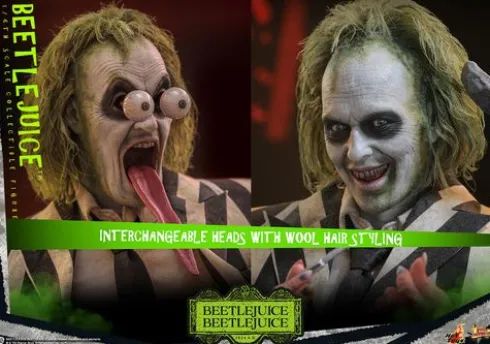 Beetlejuice Bitelchus Figura Movie Masterpiece 1/6 Beetlejuice