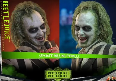 Beetlejuice Bitelchus Figura Movie Masterpiece 1/6 Beetlejuice